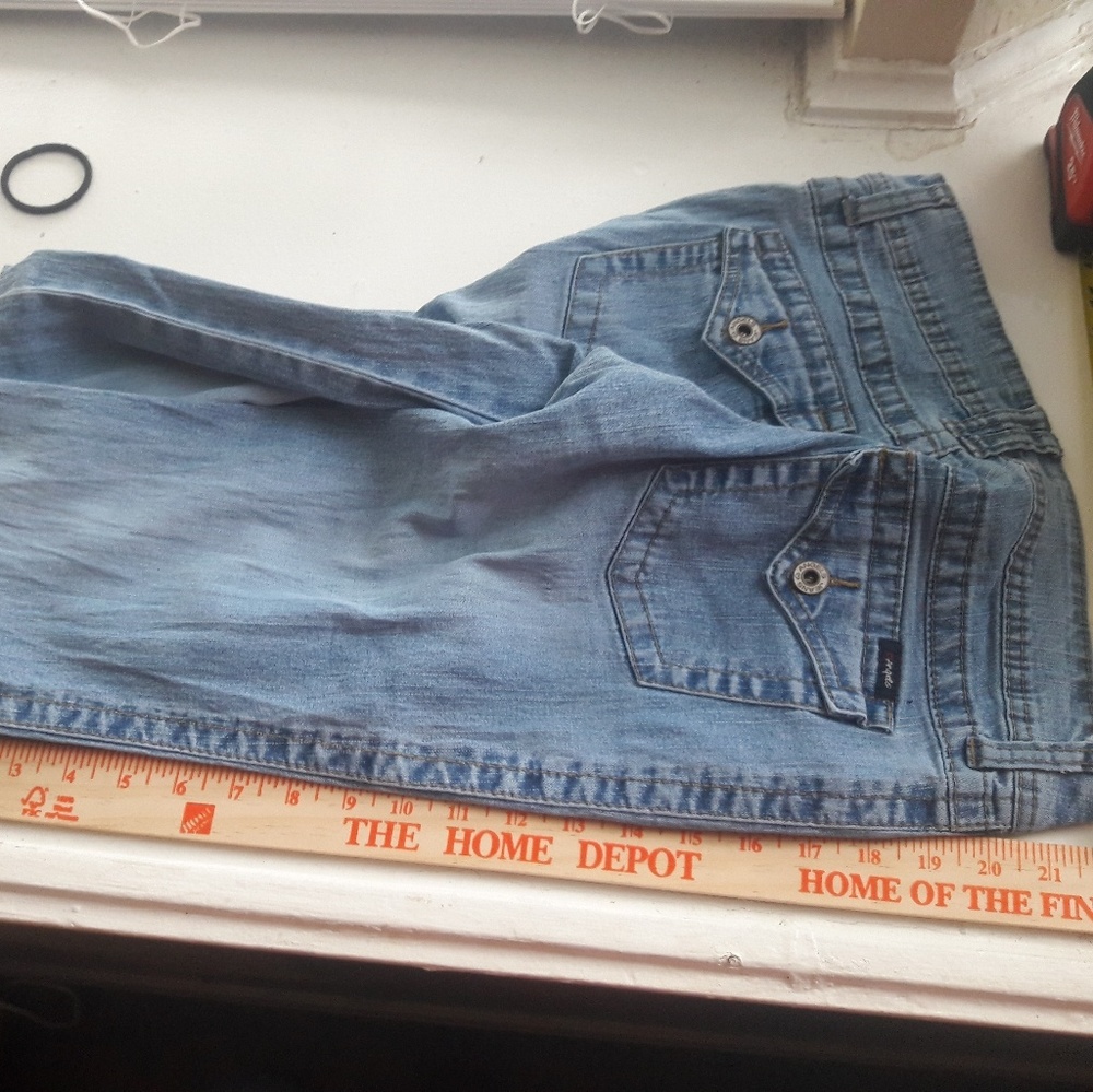 Bell bottoms blue jeans